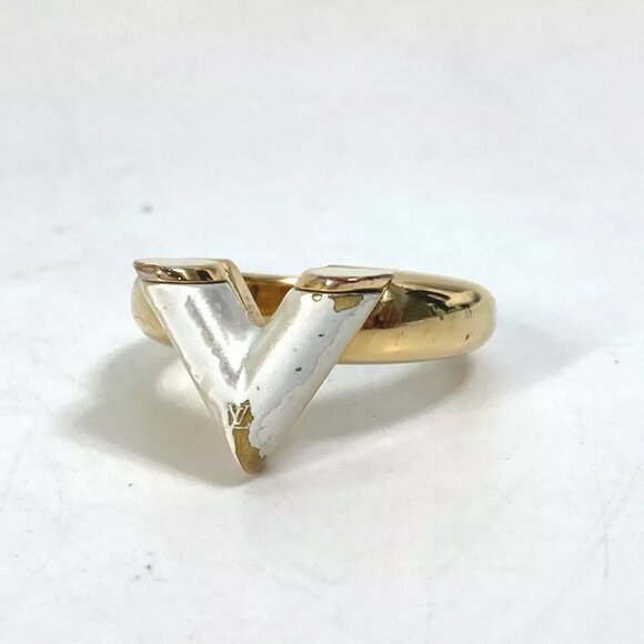 LOUIS VUITTON Berg-Essential V Pearlfection Accessories Ring - Picture 1 of 8